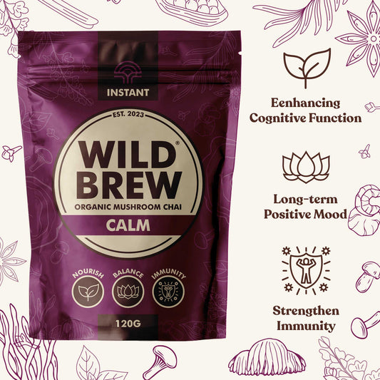 Calm Organic Mushroom Chai - Wild Brew
