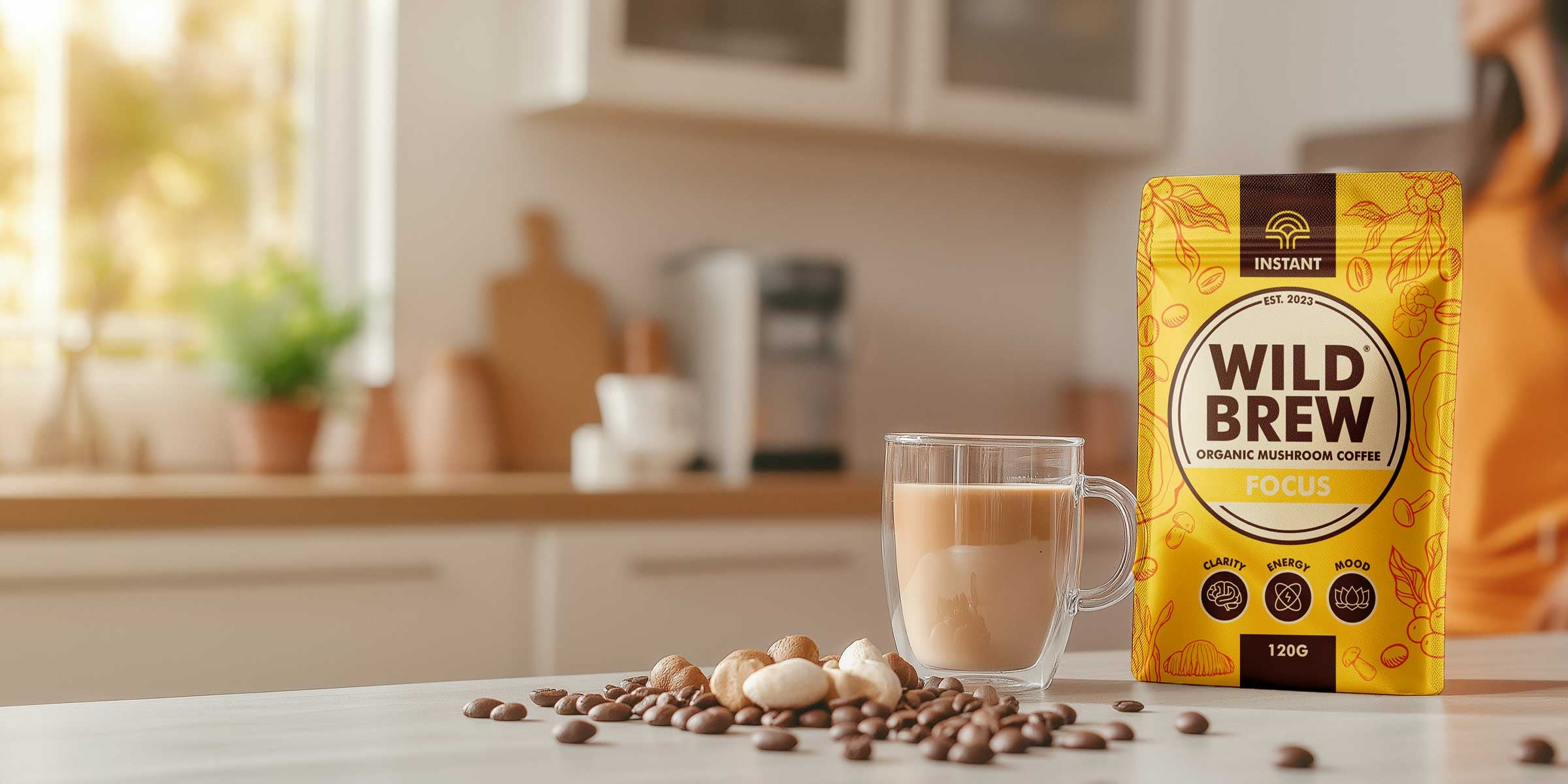 Wild Brew Organic Mushroom Coffee