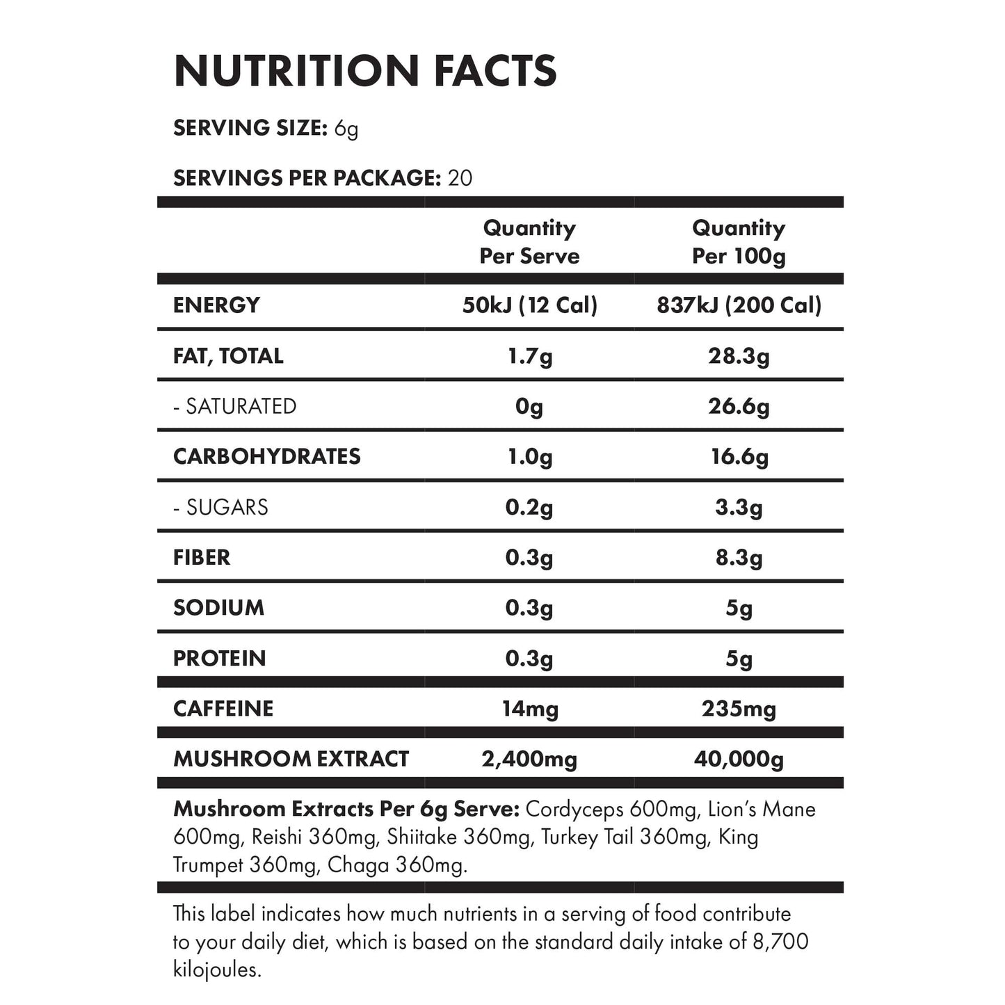 Nourish Organic Mushroom Cocoa - Wild Brew