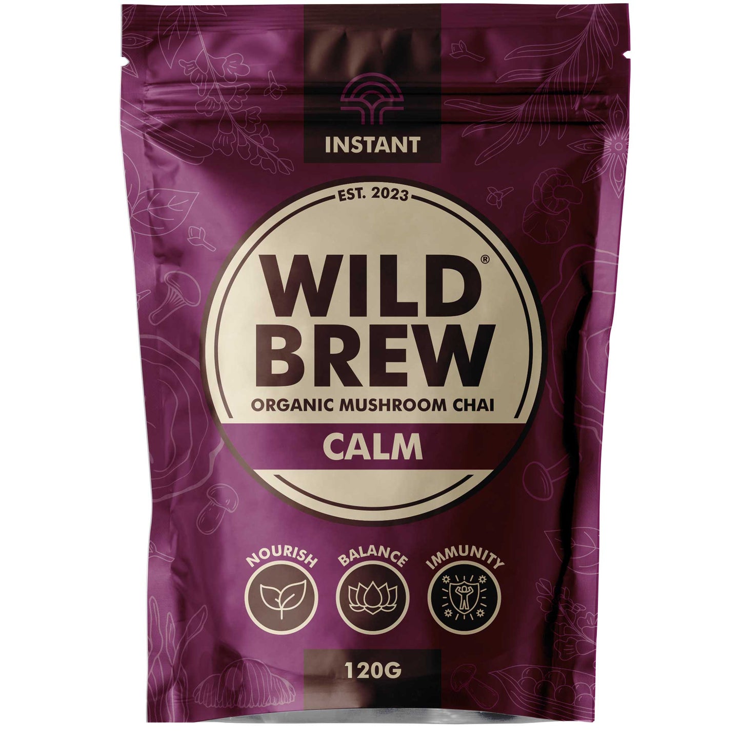 Calm Organic Mushroom Chai - Wild Brew