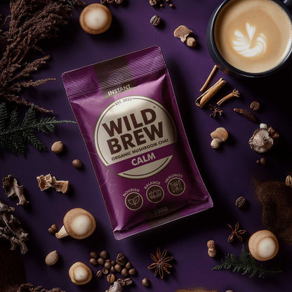 Wild Brew Organic Calm Mushroom Chai Latte