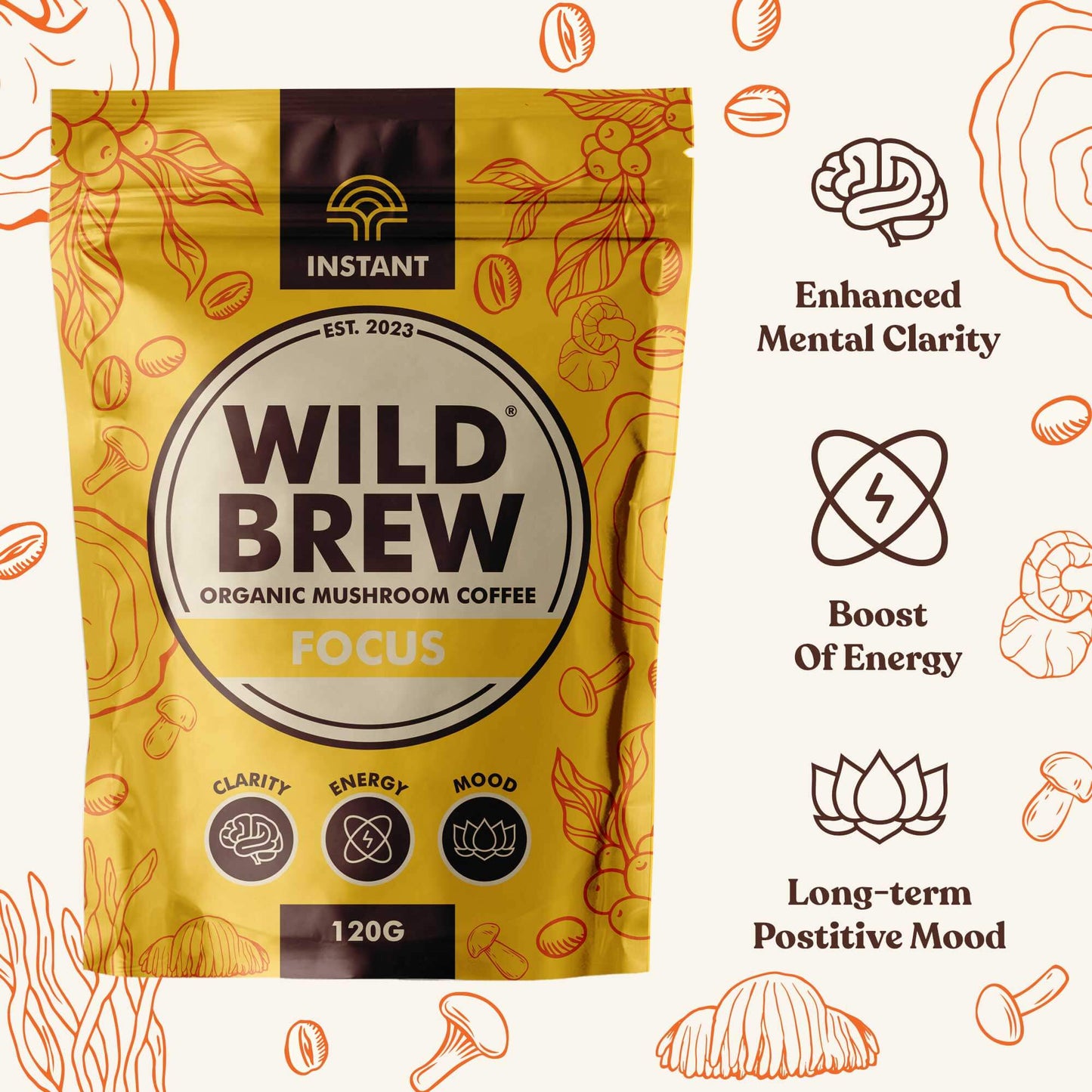 Wild Brew Organic Mushroom Coffee