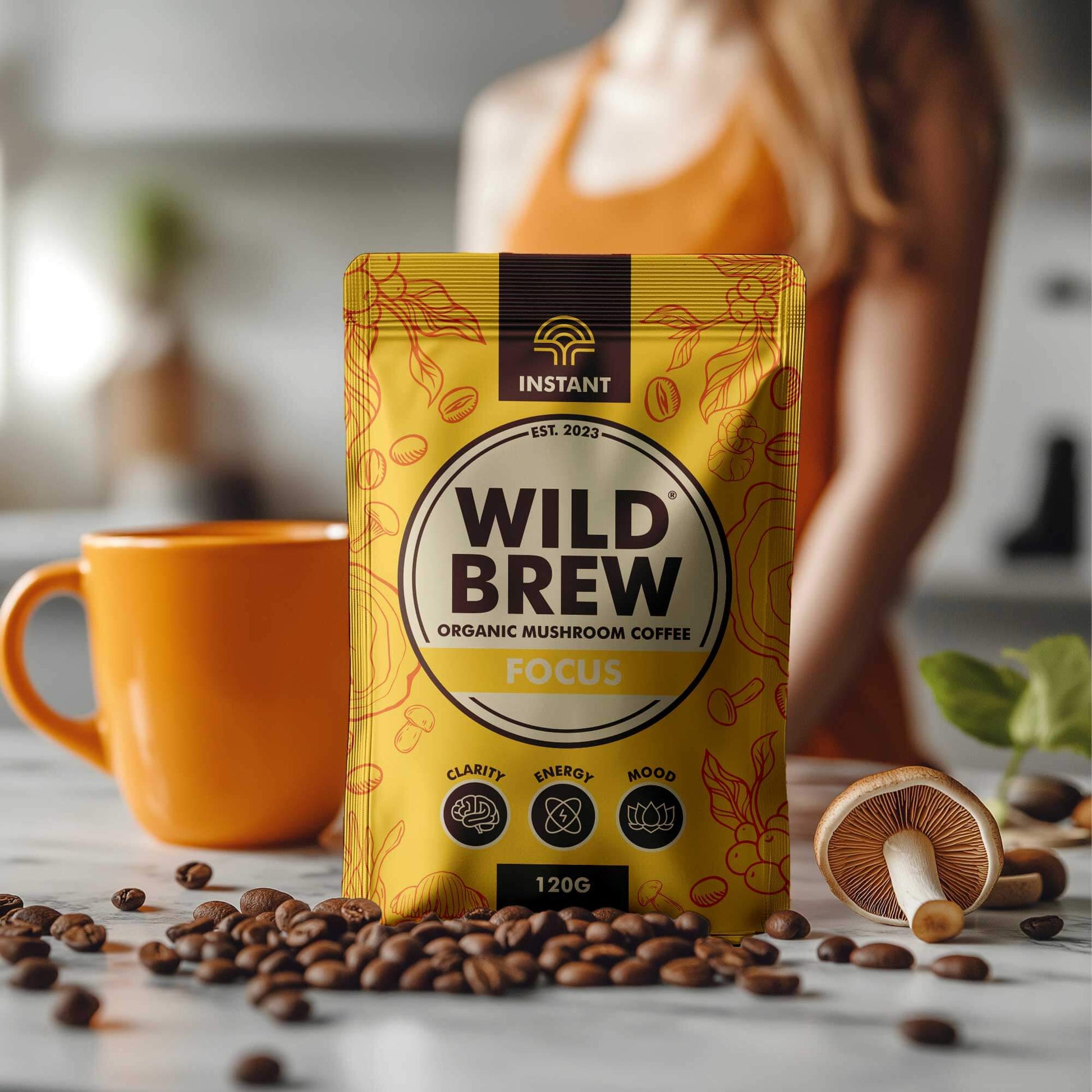 Wild Brew Organic Mushroom Coffee