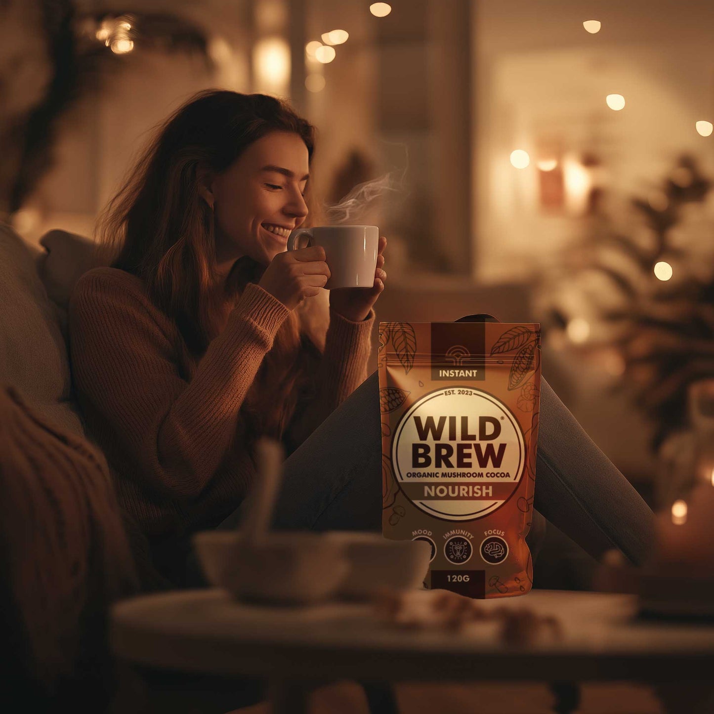 Nourish Organic Mushroom Cocoa - Wild Brew